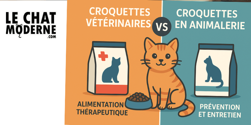 Croquettes vétérinaires vs croquettes en animalerie : quelles différences pour la santé de votre chat ?