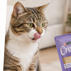 Creamy pour chats : la friandise crémeuse qui fait fondre les félins